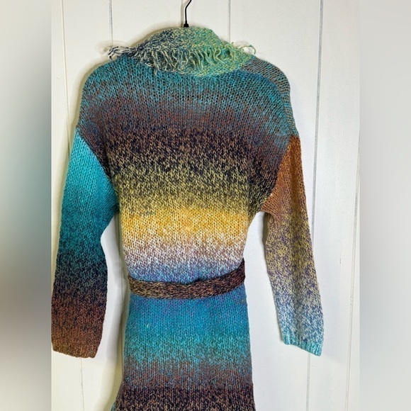 Anthropologie Greylin Natalia Fringed Cardigan M - Picture 7 of 9